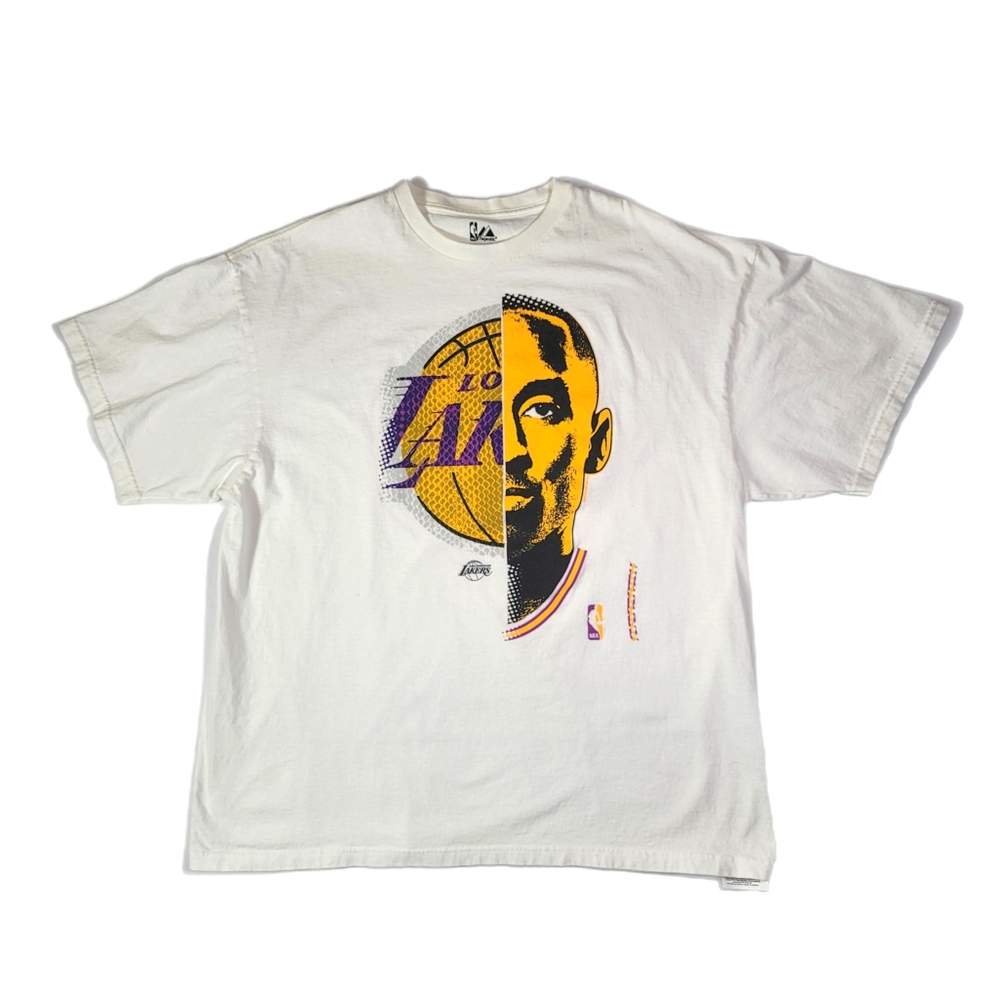 Majestic Los Angeles Lakers Kobe Bryant T-Shirt Adult 2XL Black Mamba NBA